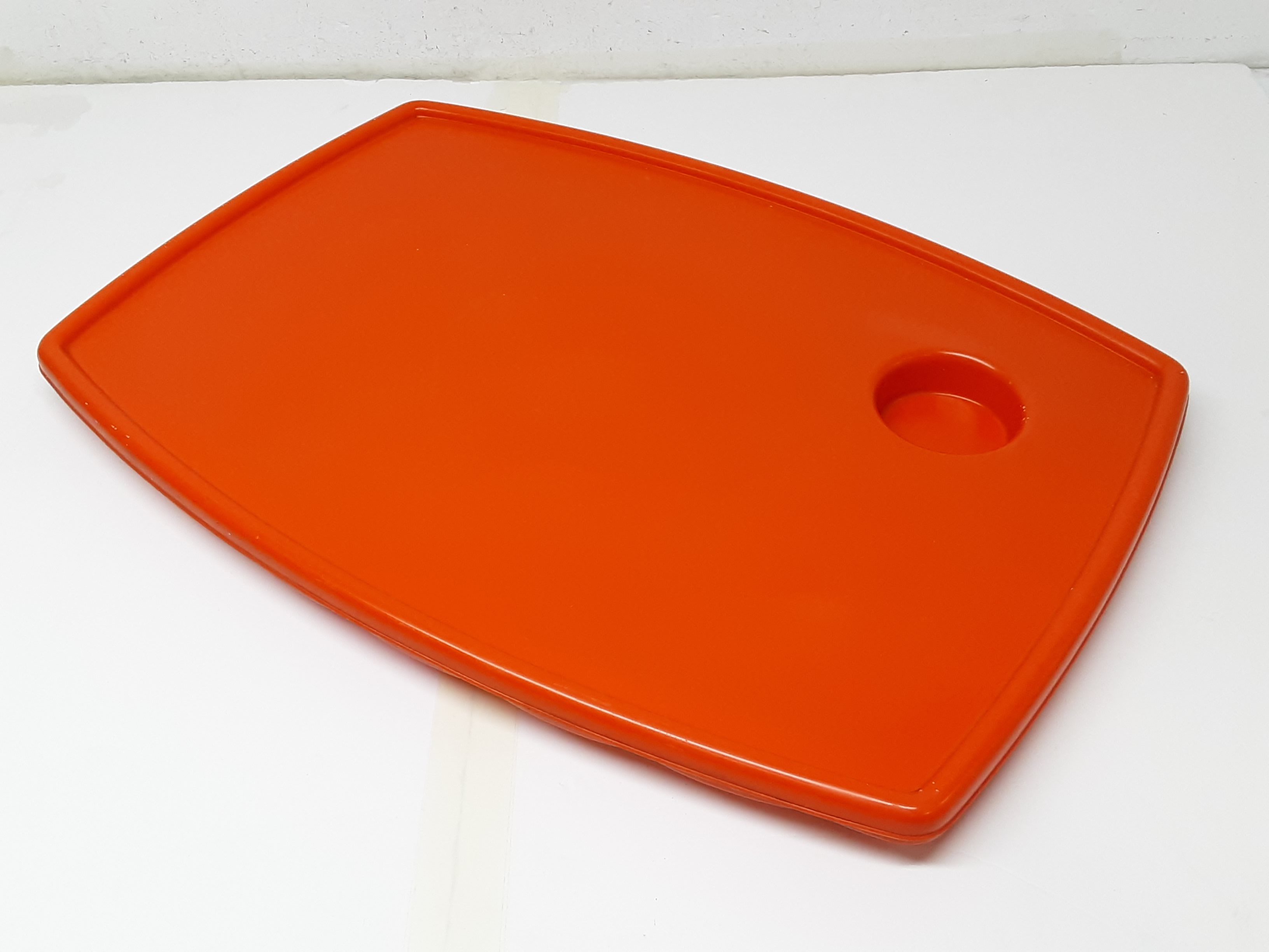 mesa bandeja auxiliar cama plástico naranja 4-21_5x54x38_5 1u